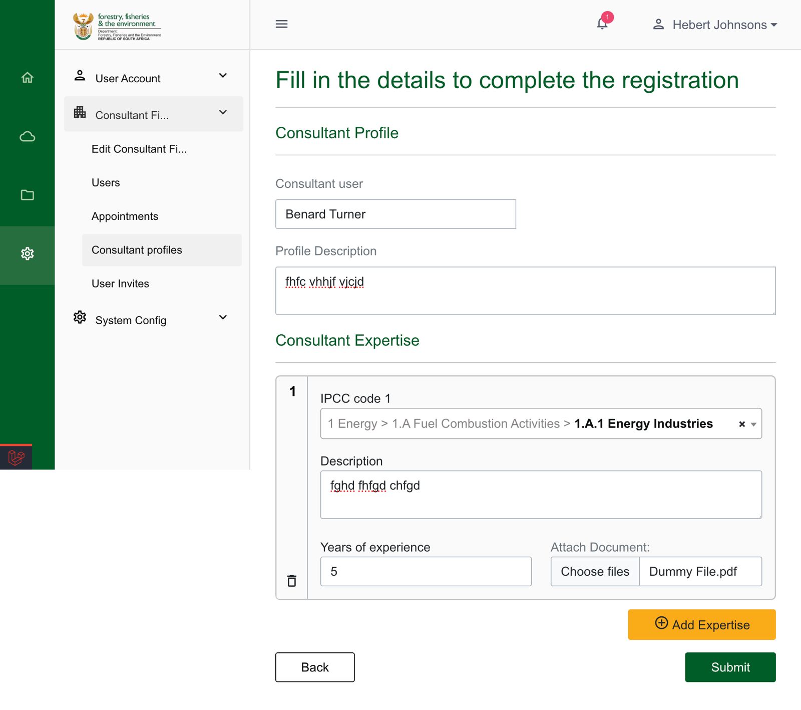 SAGERS – Government Emissions Platform screenshot 8