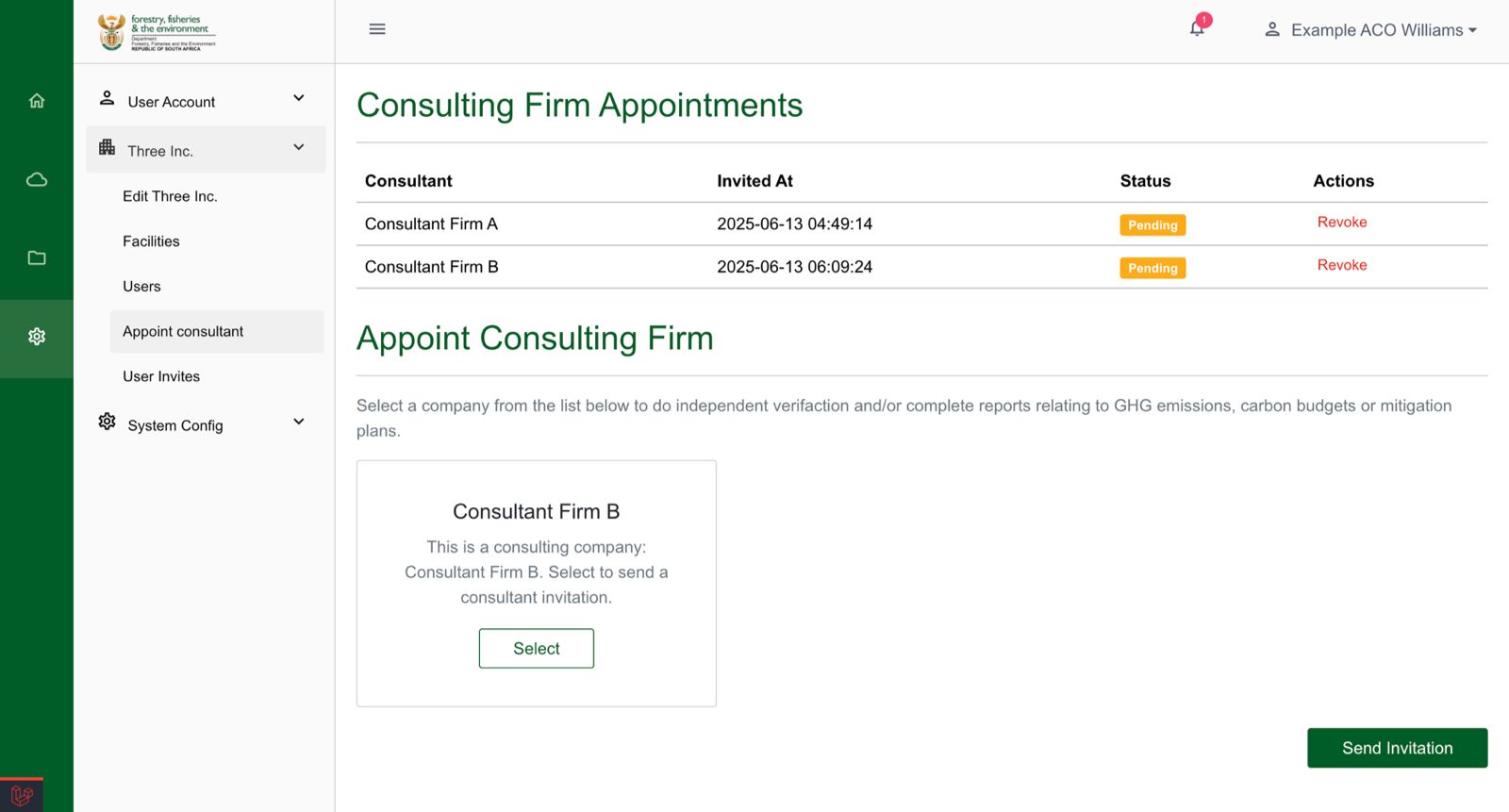 SAGERS – Government Emissions Platform screenshot 7