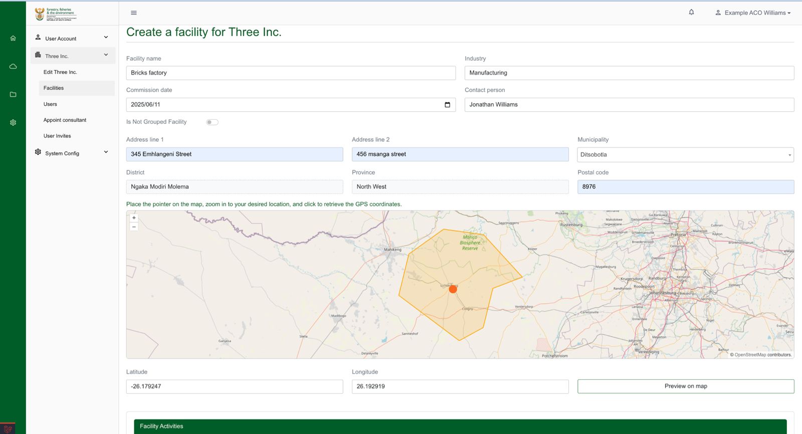 SAGERS(South African Greenhouse Gas Emissions Reporting System)