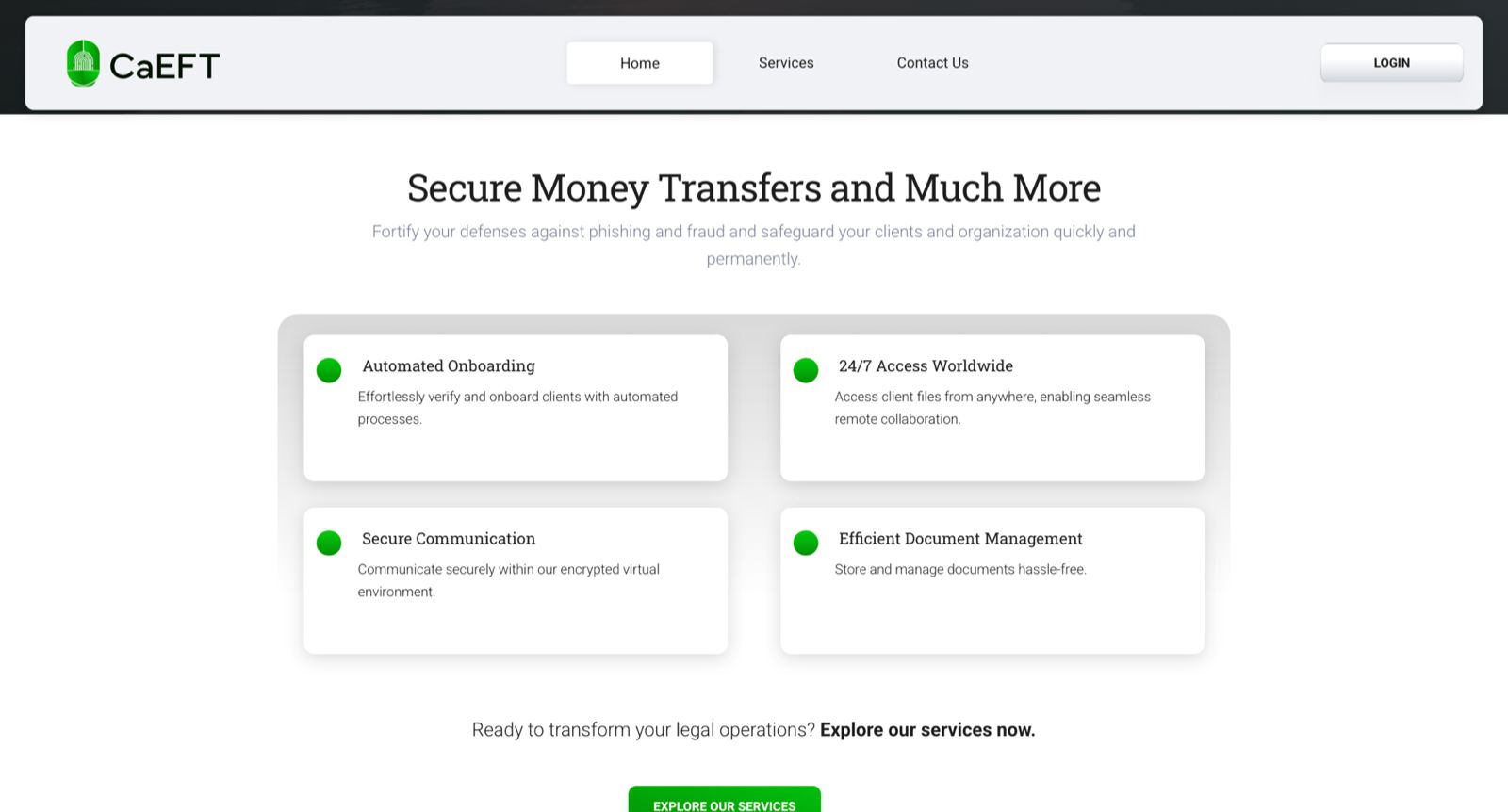 CaEFT – Industrial Services Platform screenshot 2
