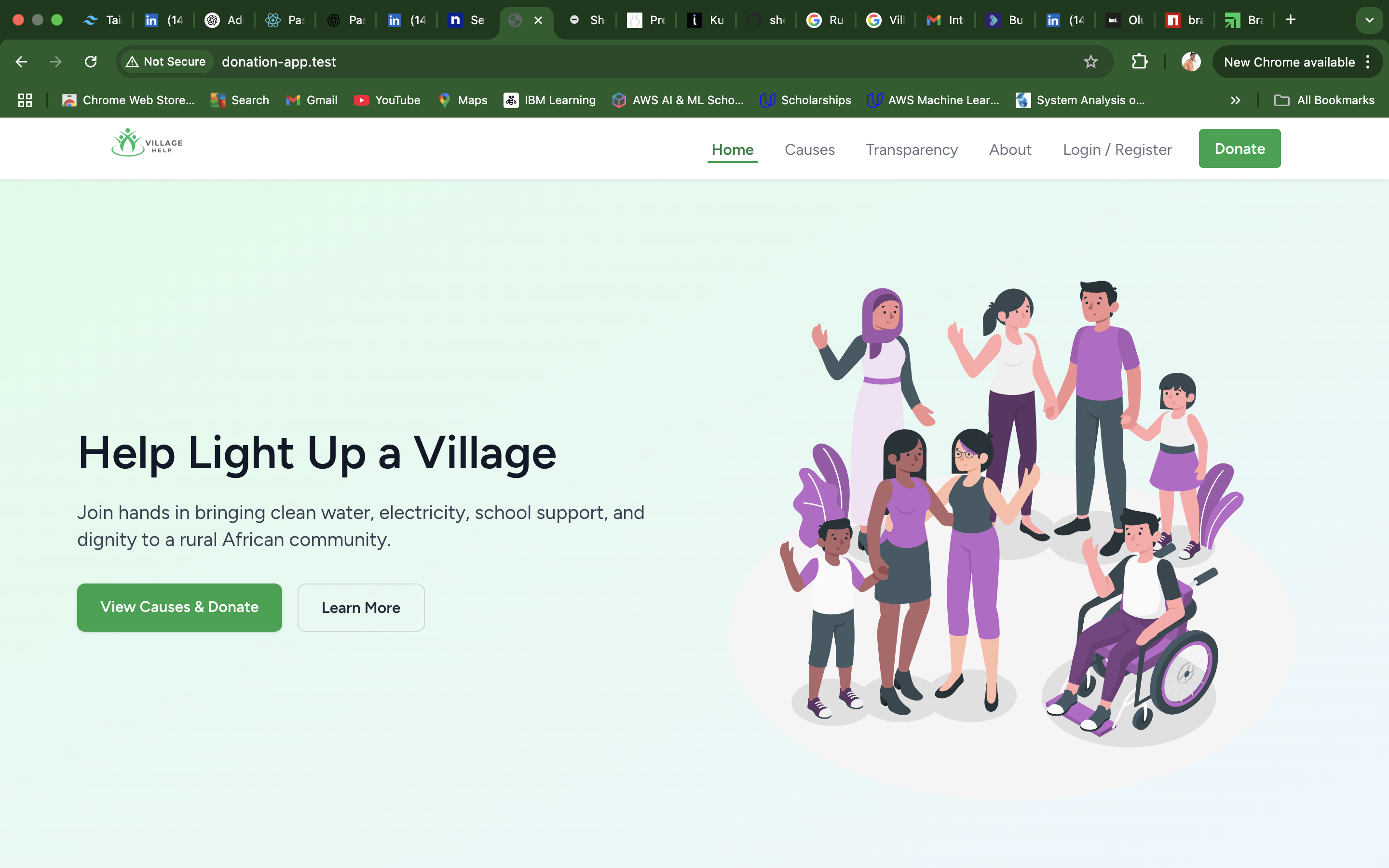 My Village Aid – Village Donation Platform