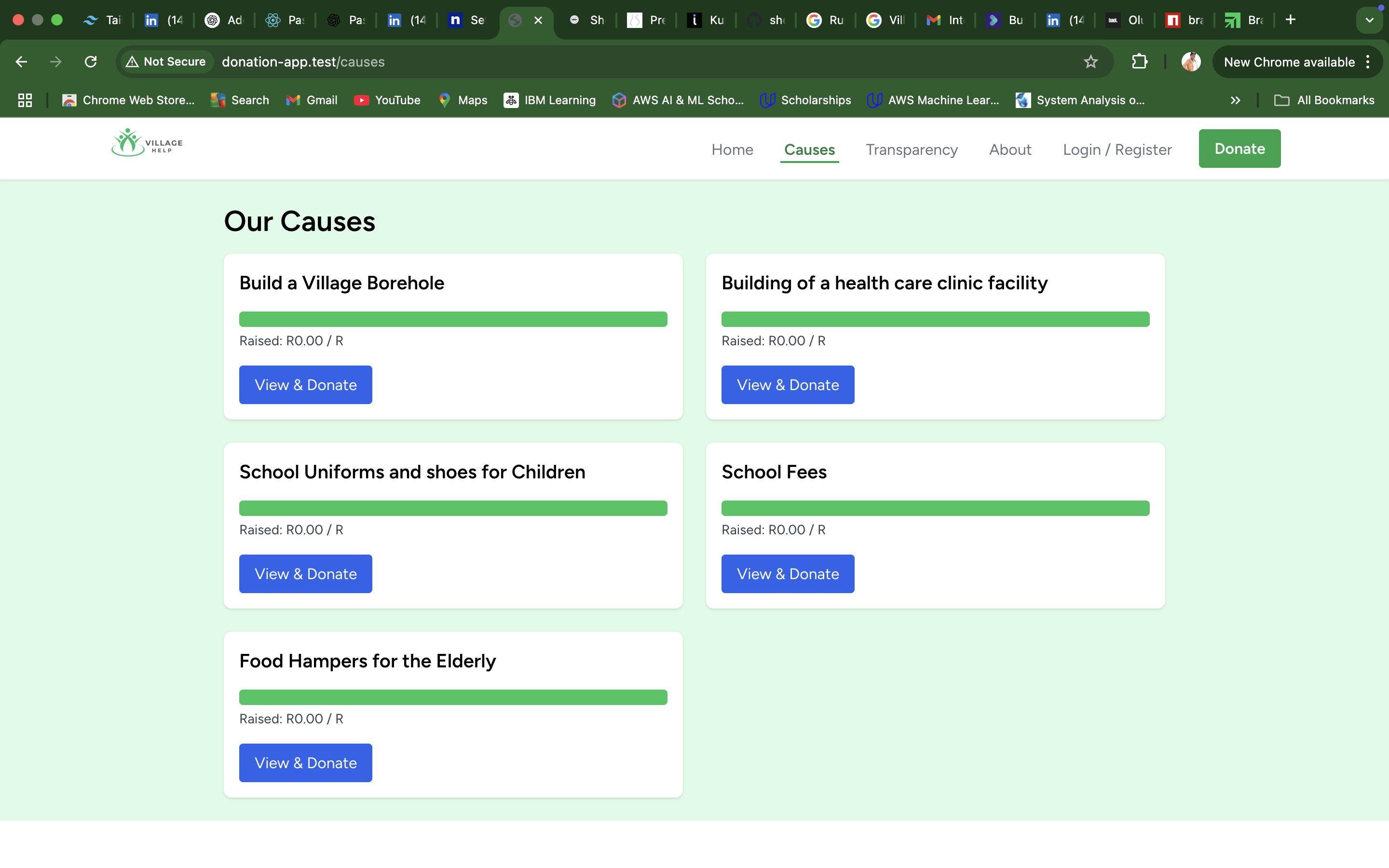 My Village Aid – Donation Platform screenshot 2