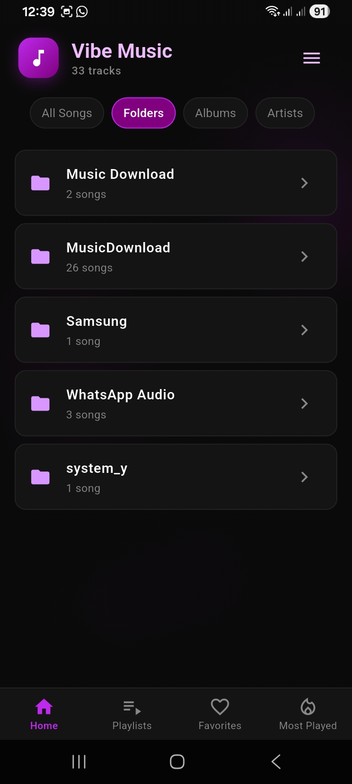 BeatVault – Flutter Music Player screenshot 5